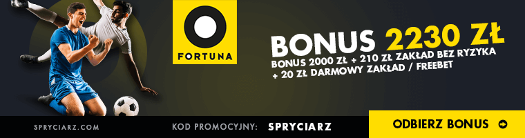 Baner bukmachera Fortuna