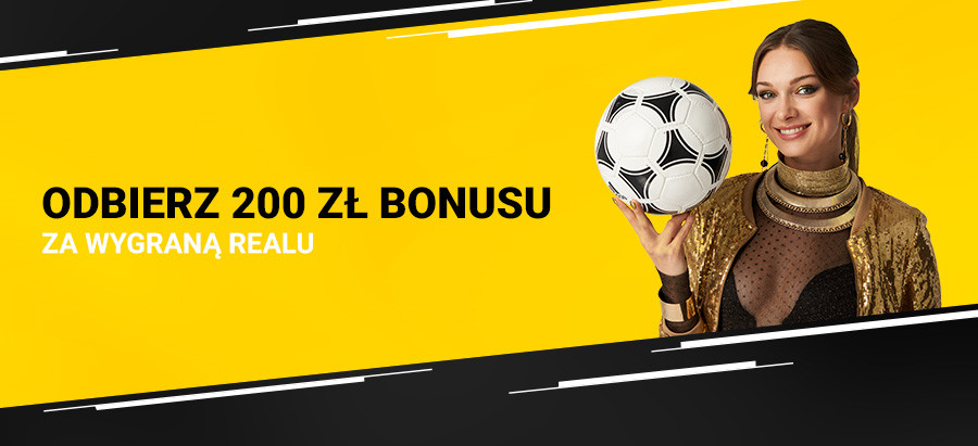 200 zł bonusu od Fortuny na wygraną Realu Madryt w KMŚ - jak skorzystać?