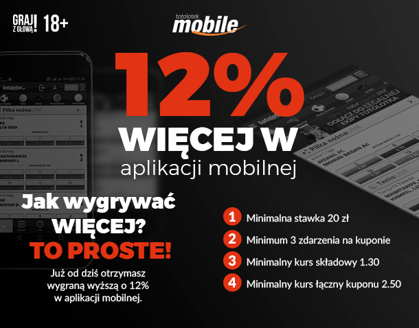 12% na mobile w Totolotku