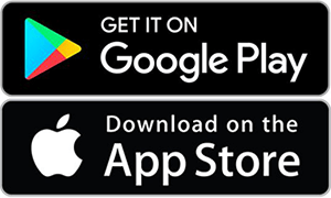 Logo Google Play i Apple Store
