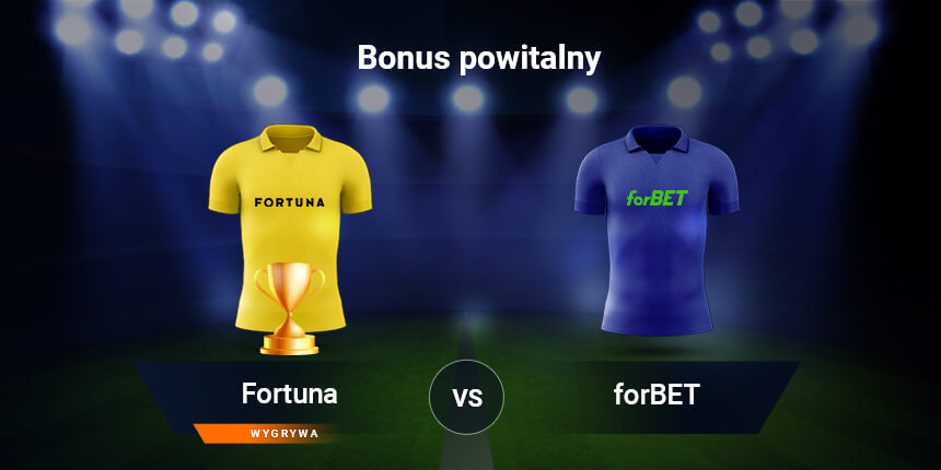 Bonus powitalny - wygrana Fortuna