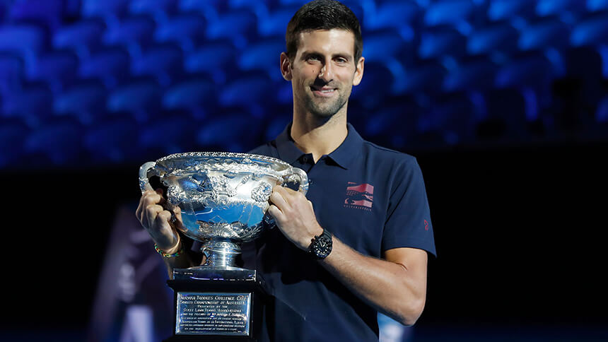 Novak Djokovic - zwycięzca poprzedniej edycji Australian Open