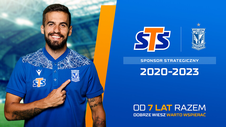STS sponsorem strategicznym Lecha Poznań