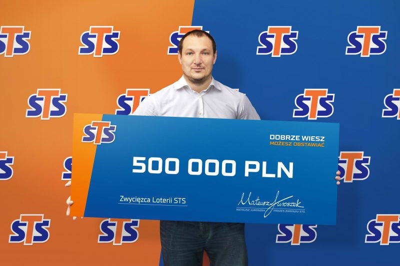 Wygrana w loterii od STS 500 tys