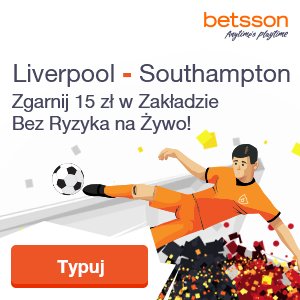 Liverpool vs Southampton - 15 zł w